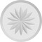 Ekena Millwork Standard Grayson Flower Rosette With Beveled Edge, 4"W x 4"H x 1/2"P ROSP040X040X050GRY10 - alternate 4